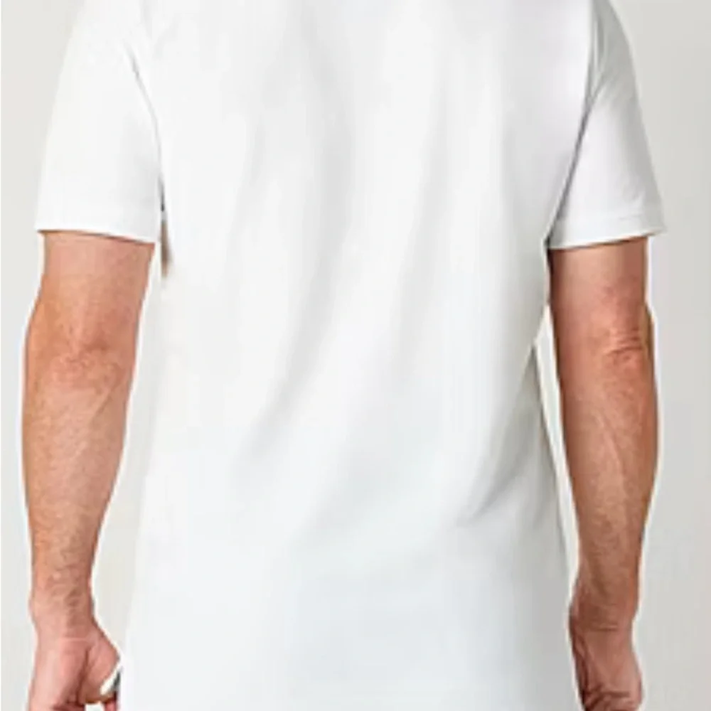 Men's Classic White Polo Shirt closet staple - Picture 2 of 2